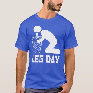 Camiseta El día de la pierna - entrenamiento - Puke