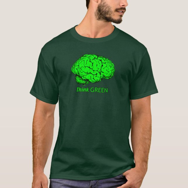 Camiseta El Día de la Tierra piensa verde (Anverso)