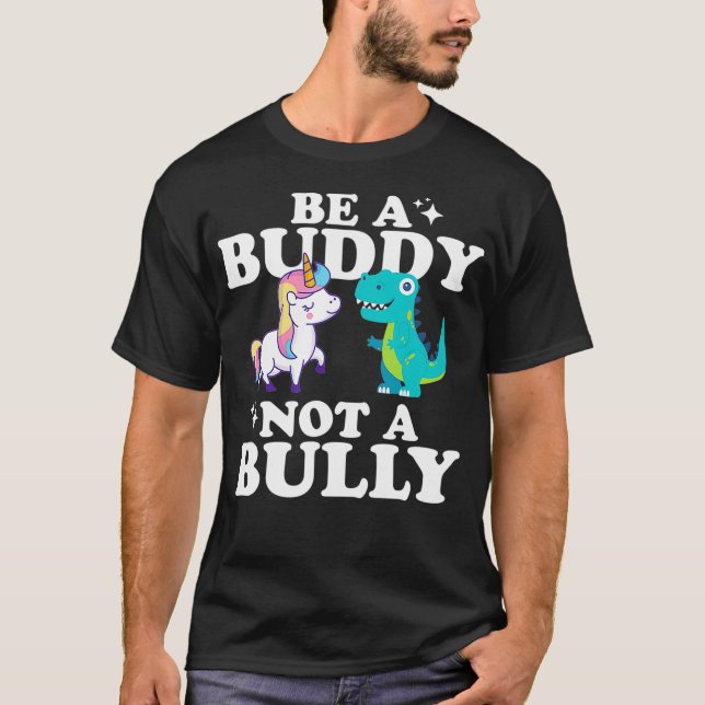 Camiseta El Día De La Unidad Sea Un Buddy No Un Bulto (Anverso)