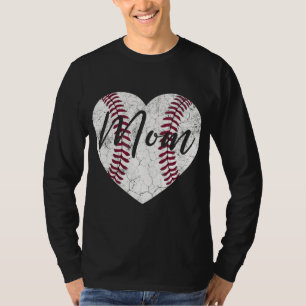 Camiseta El Día de las Madres en el Béisbol, regalo de mamá
