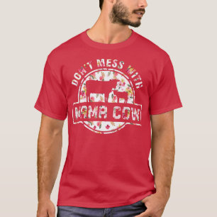 Camiseta El día de las madres vacas no se meten con mamá ag