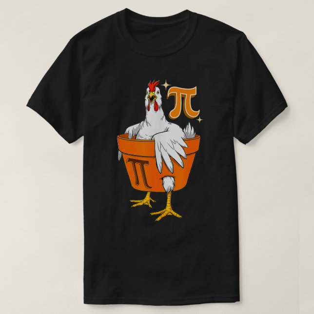 Camiseta El día de las matemáticas del Día de las gallinas  (Diseño del anverso)