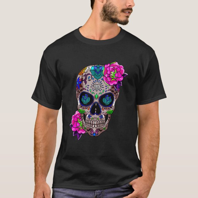 Camiseta El Día de los Muertos del Hal Muerto (Anverso)