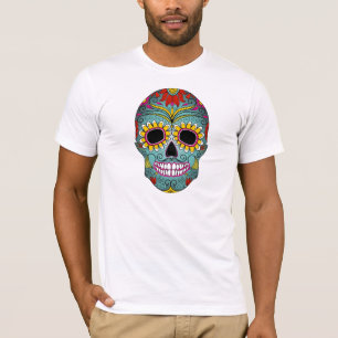 Camiseta El día de los muertos en la explosión del azúcar
