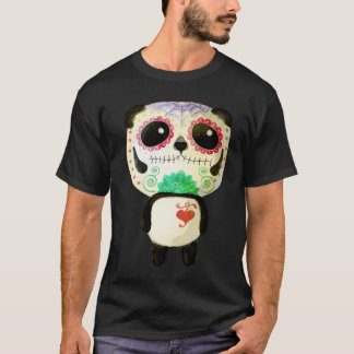 Camiseta El día de los muertos Panda