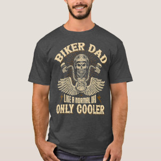 Camiseta El Día De Los Padres De Motocicleta De Biker Dad