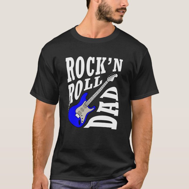 Camiseta El Día de los Padres, el Rock y Roll (Anverso)