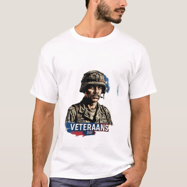 Camiseta El Día de los Veteranos y las historias detrás de  (Anverso)