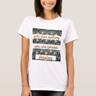 Camiseta el día de madre de la estrella de oro