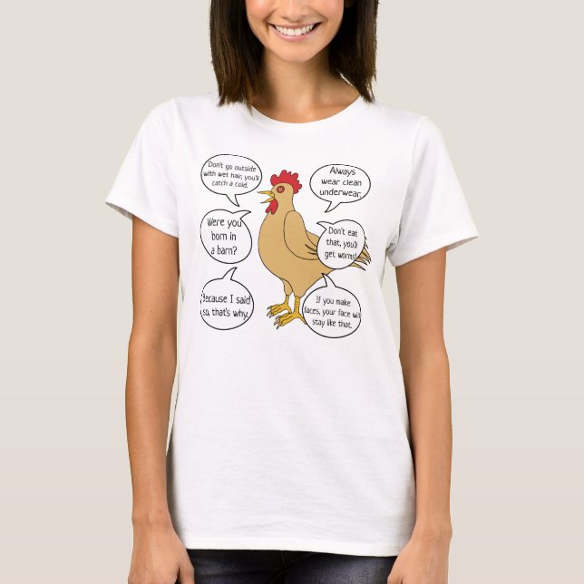 Camiseta El día de madre divertido del consejo de la (Anverso)