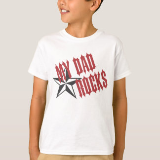 Camiseta El día de padre del ~ del papá de la estrella del