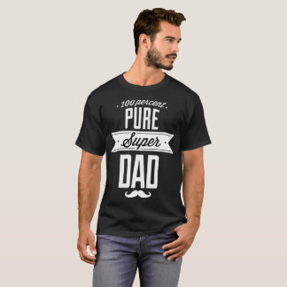 Camiseta El día de padre estupendo puro del papá del 100%