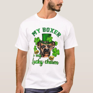 Camiseta El Día de Patrick Mi Boxer Es Mi Suerte