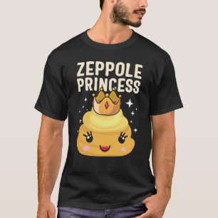 Camiseta El Día de San José Zeppole Princesa Cute Italiano 