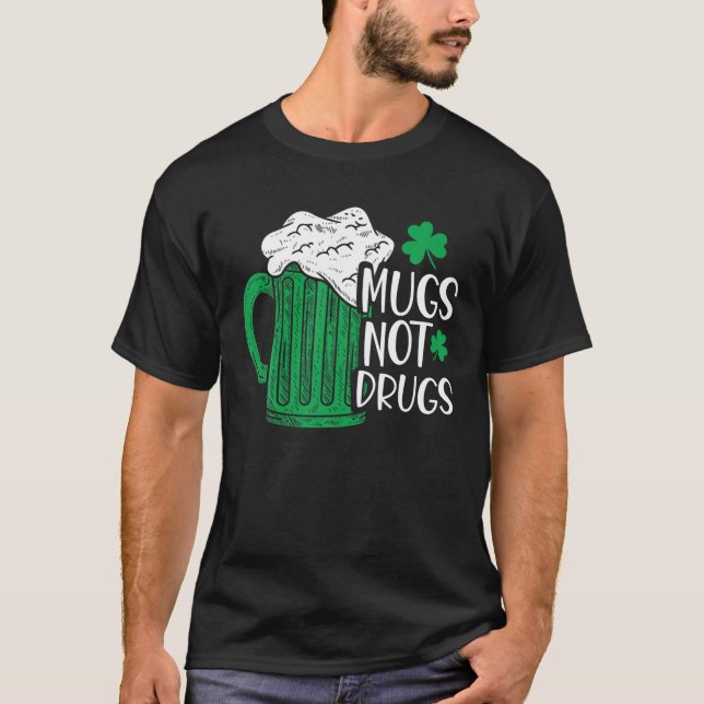 Camiseta El día de San Patricio bebiendo Vi (Anverso)