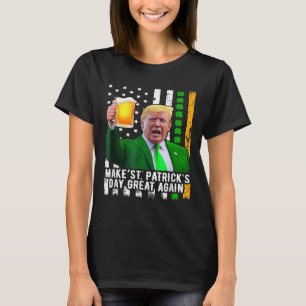 Camiseta El Día de San Patricio es genial otra vez, Trump 1