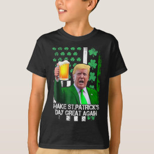 Camiseta El Día de San Patricio es genial otra vez, Trump c