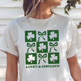 Camiseta El Día de San Patricio Fabuloso, Afortunado, Ojo