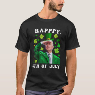 Camiseta El Día De San Patricio Gracioso Joe Biden Feliz 4