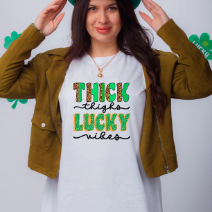 Camiseta El Día de San Patricio Grueso de vibraciones afort