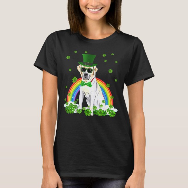 Camiseta El Día de San Patricio Labrador Perro Mascota Sham (Anverso)