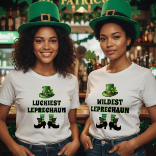 Camiseta El Día de San Patricio más afortunado de Leprechau