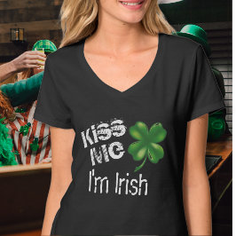 Camiseta El Día de San Patricio me besa, soy un Shamrock ne