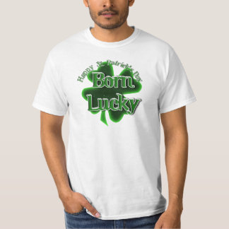 Camiseta El Día de San Patricio nació afortunado