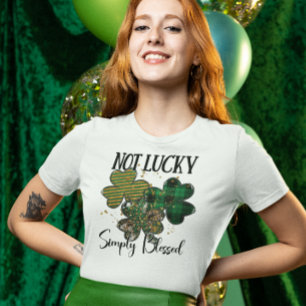 Camiseta El Día de San Patricio no tuvo suerte simplemente