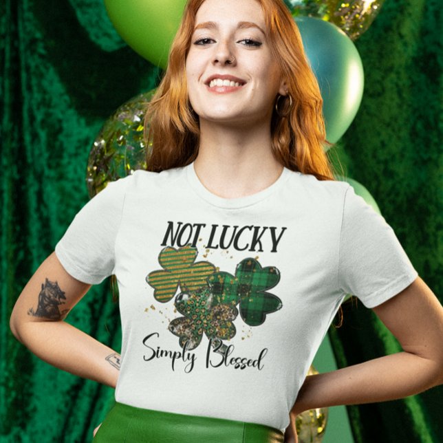 Camiseta El Día de San Patricio no tuvo suerte simplemente  (Subido por el creador)