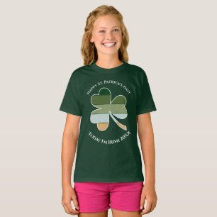 Camiseta El Día de San Patricio perturbado Shamrock irlandé