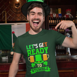Camiseta El Día de San Patricio, preparémonos para el STUMB