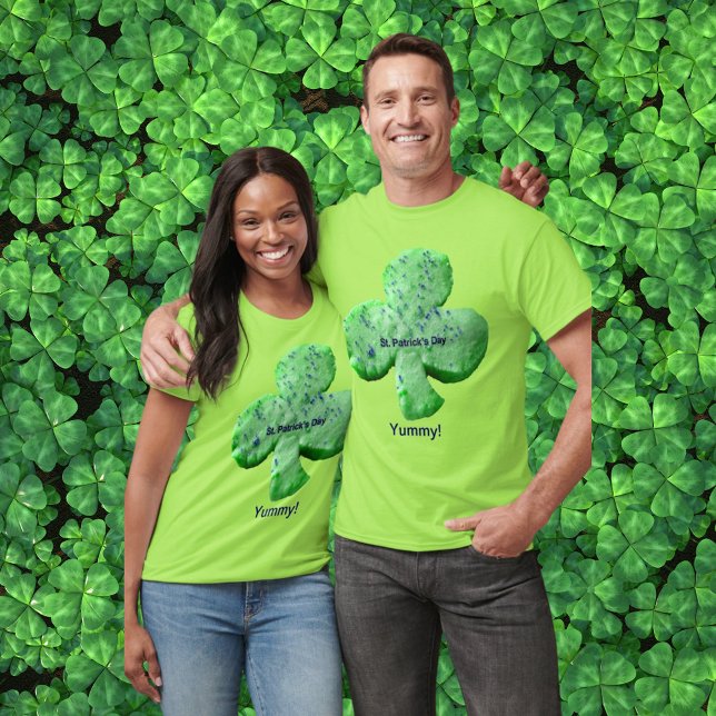 Camiseta El Día de San Patricio, Shamrock Cookie Unisex (St. Patrick's Day Shamrock Cookie Unisex T-Shirt)