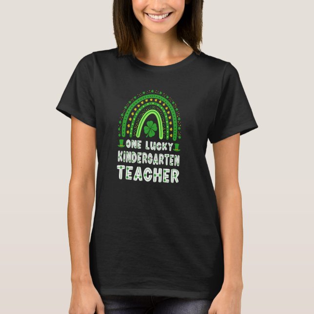 Camiseta El día de San Patricio, un afortunado profesor de  (Anverso)