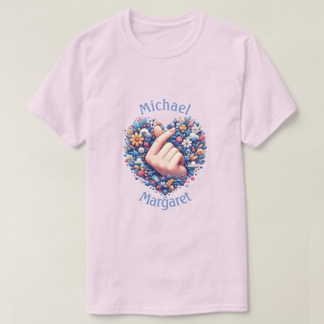 Camiseta El día de San Valentín (Diseño del anverso)