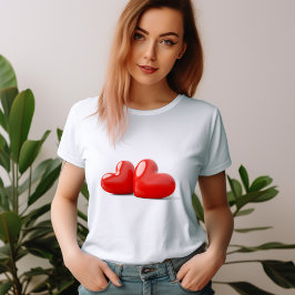 Camiseta El día de San Valentín 3d amor estéreo