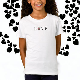 Camiseta El día de San Valentín Amor Donuts Escarchados