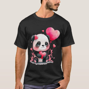 Camiseta El día de San Valentín Animal Animal Animal Panda