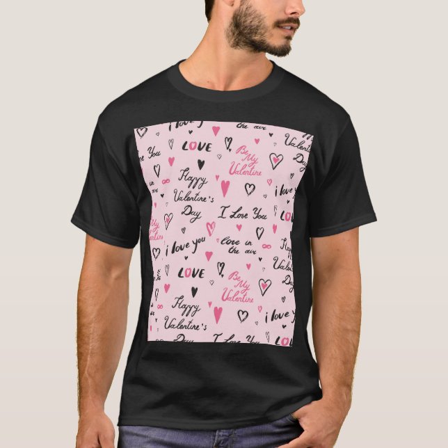 Camiseta El día de San Valentín: Antecedentes de 'Te Amo'. (Anverso)