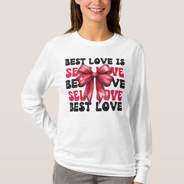 Camiseta El día de San Valentín Autoamor (Anverso)