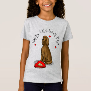 Camiseta El día de San Valentín Be Mine Irish Setter (rojo 