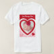 Camiseta El día de San Valentín Candy Hearts Box Personaliz (Diseño del anverso)