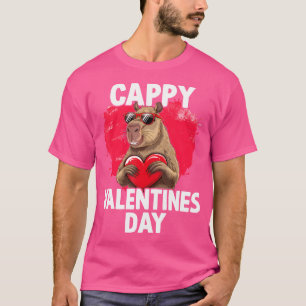 Camiseta El día de San Valentín Cappy de Capibara