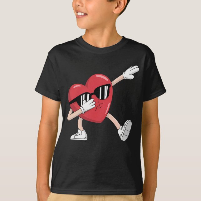 Camiseta El día de San Valentín Chicas de niños graciosos (Anverso)