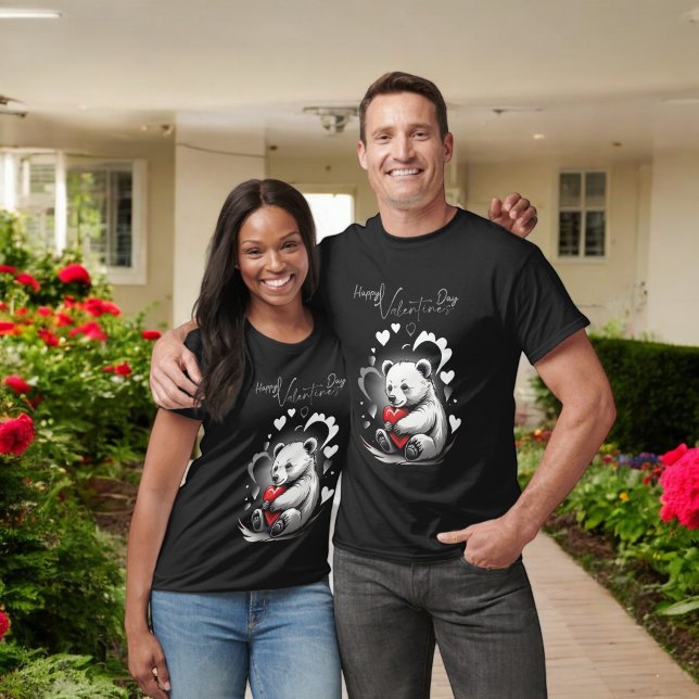 Camiseta El día de San Valentín con Oso Teddy rico (Subido por el creador)