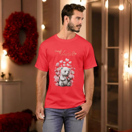Camiseta El día de San Valentín con Oso Teddy rico