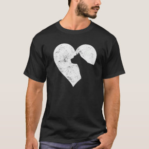 Camiseta El día de San Valentín Corazón Cute Pitbull Perro
