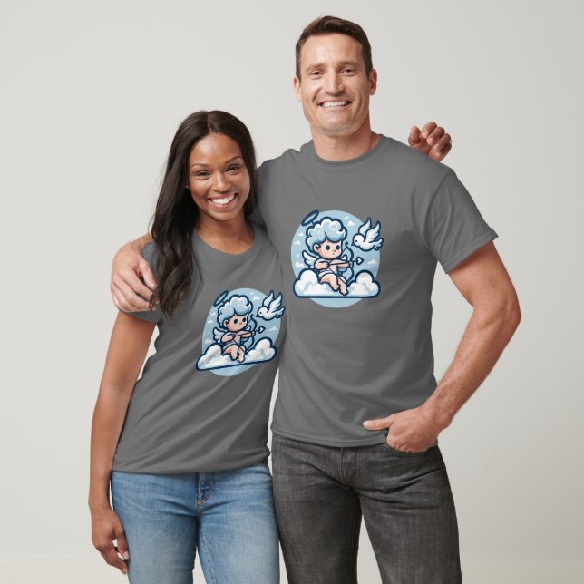 Camiseta El día de San Valentín cupido (Unisexo)