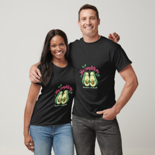 Camiseta El día de San Valentín Cute Aguacate Me Completas