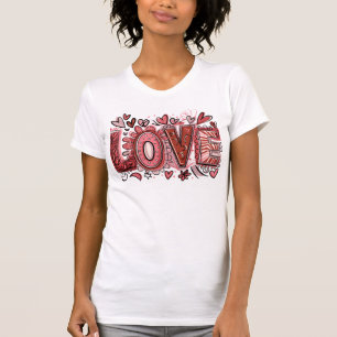Camiseta El día de San Valentín de amor